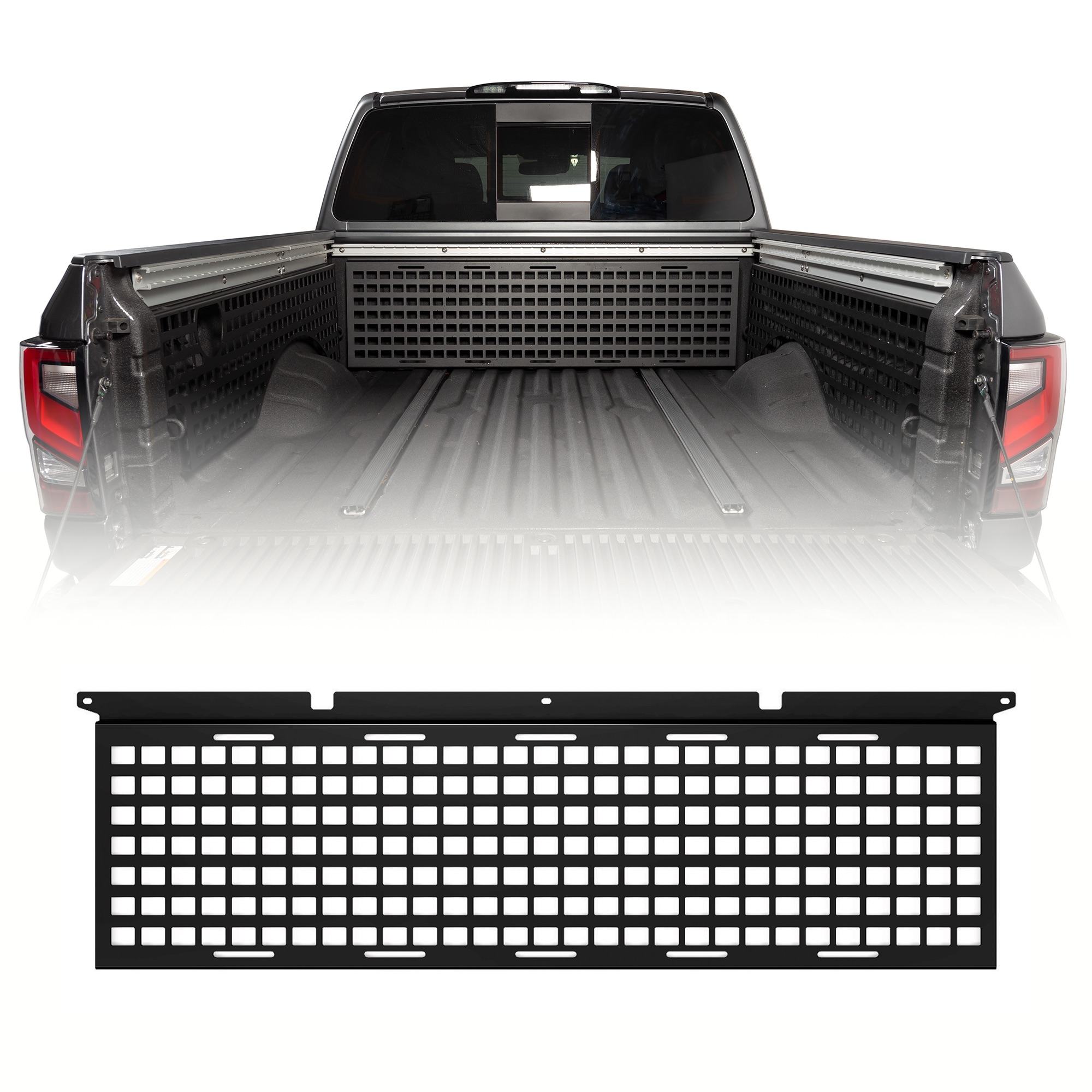 195403 - Putco Truck Bed Front Bulk Head MOLLE Panel - Fits Nissan