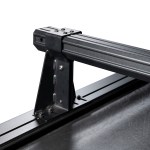 16 Gauge Heavy Duty Steel Up-right brackets, E-coated to prevent rust.
