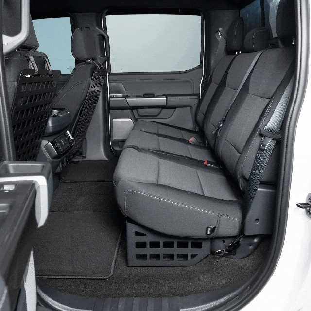 Get quick access by simply lifting your rear seat