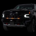 Virtual Blade Amber Pattern (Ford Raptor Style) Amber DRL - Side View