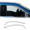 Ford - Front Only Two Piece Chrome Window Visor Kit Ford - Front Only Two Piece Chrome Window Visor Kit