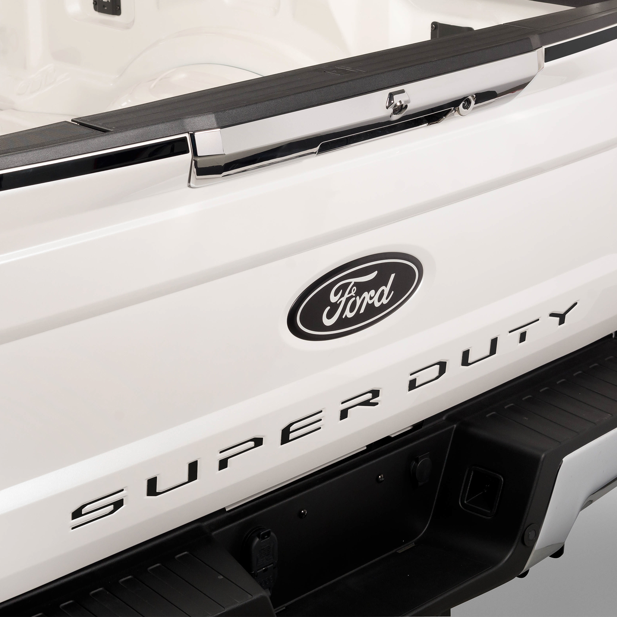 White Super Duty Matte Black Tailgate Letter Kits White Super Duty Matte Black Tailgate Letter Kits