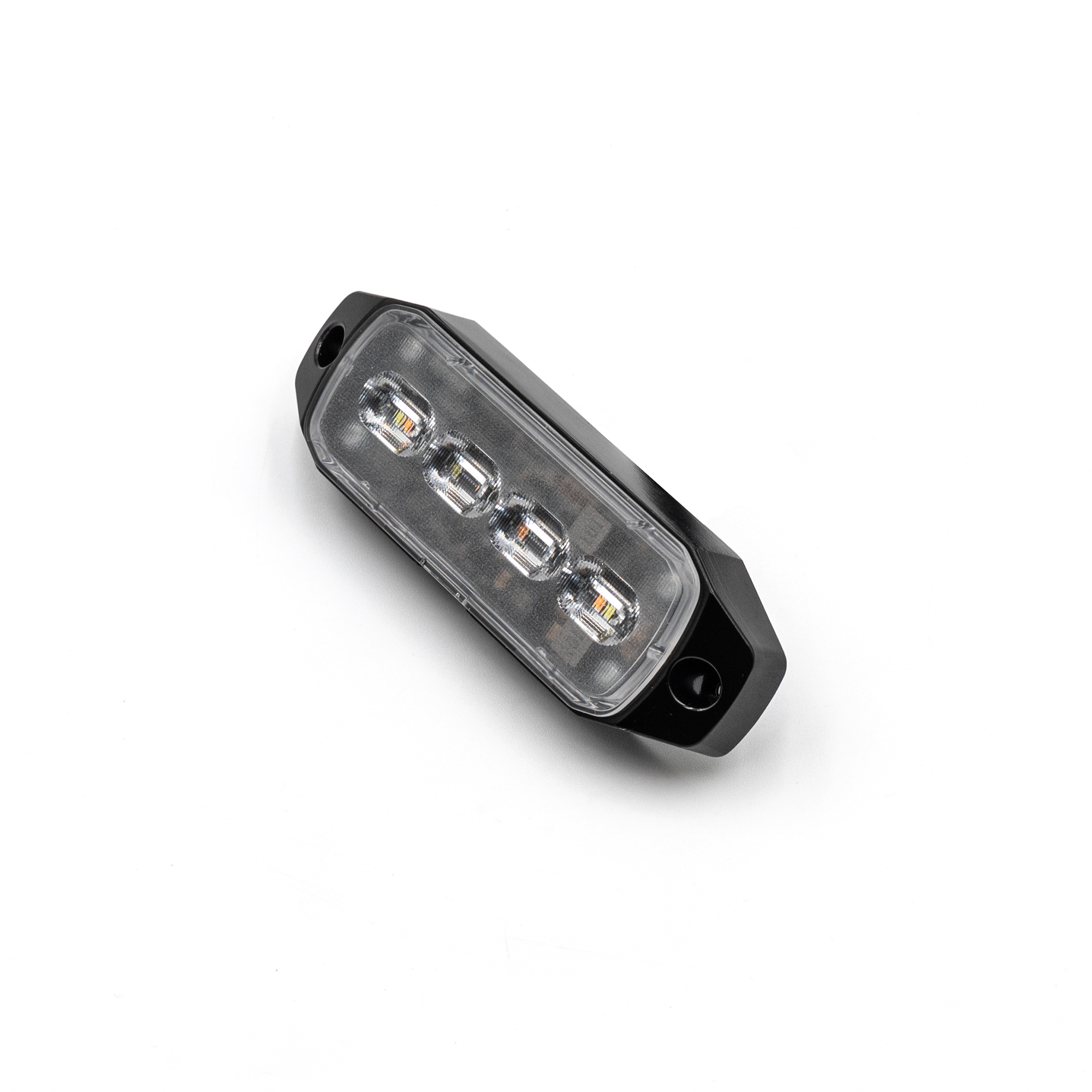 Designed with a compact 4.5” x 1.45” footprint that outshines other perimeter strobes Designed with a compact 4.5” x 1.45” footprint that outshines other perimeter strobes