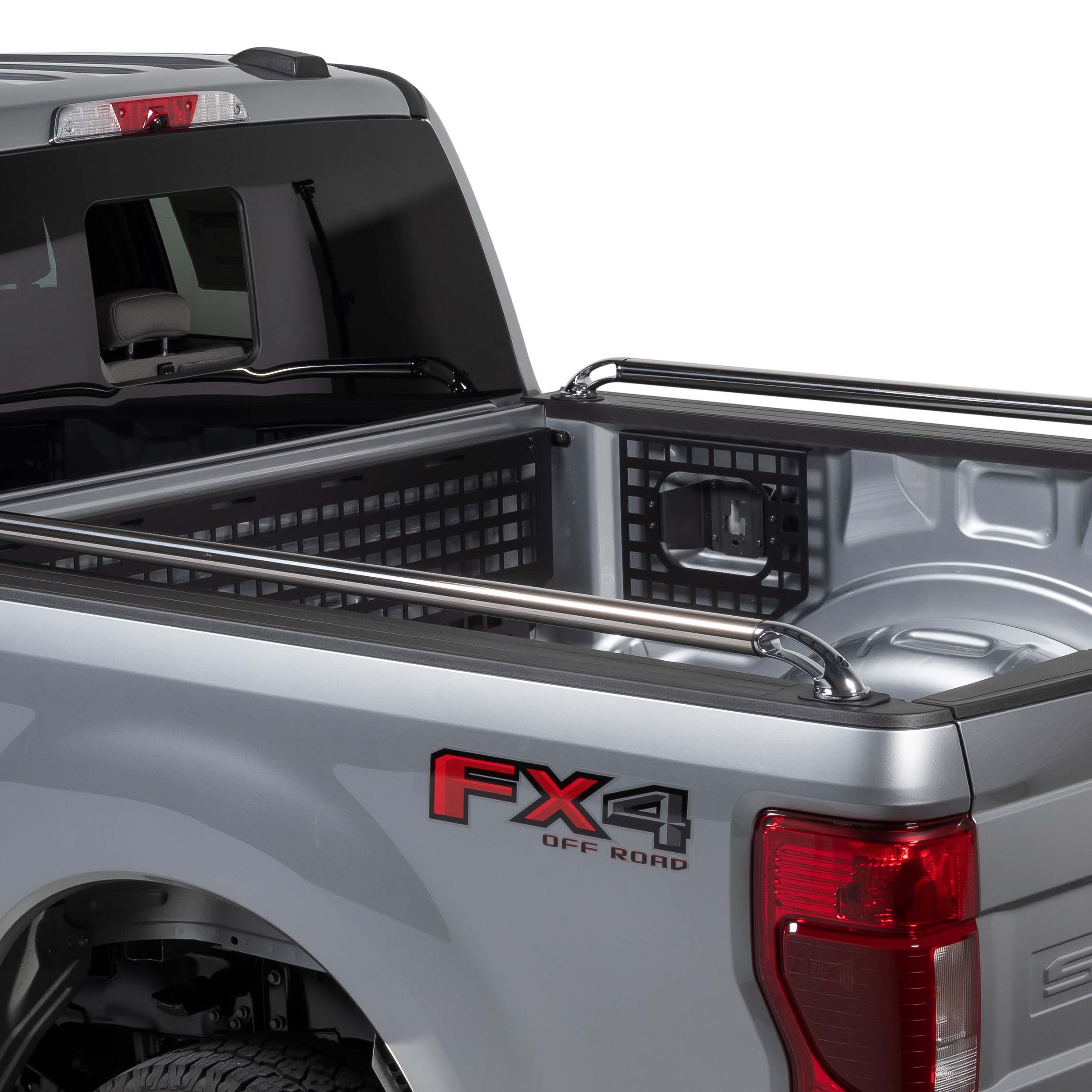 89833 Putco Chrome Stainless Steel Locker Truck Bed Rails Dodge Ram 1500, 2500, 3500 6'4" Bed