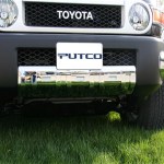 Putco Chrome Front Apron Cover Installed on FJ Cruiser