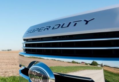Ford Super Duty Hood Letter Kit - Black Platinum