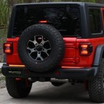 Jeep Wrangler with 2 Piece Blade LED Lights