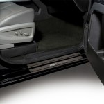 Putco Chevrolet Chevy Bow Tie Logo Black Platinum Door Sill Plates