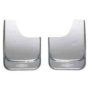 Putco Chevy Bowtie Logo Stainless Steel Mud Flaps