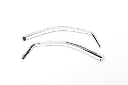 Chrome Window Visors - Front Set