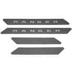 Putco Ford Ranger Log Black Platinum Door Sill Plates 95143bpfd