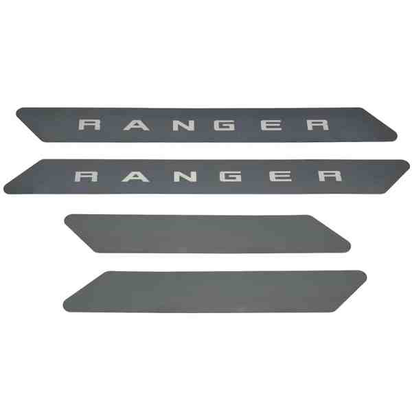 Putco Ford Ranger Log Black Platinum Door Sill Plates 95143bpfd