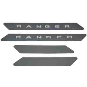 Putco Ford Ranger Logo Black Platinum Door Sill Plates 95143bpfd