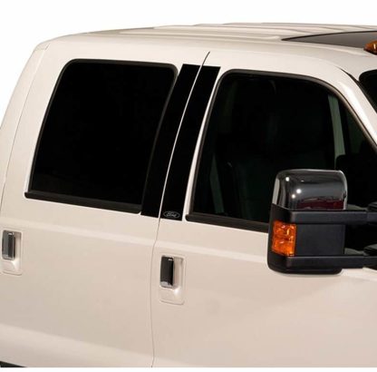 Putco Ford Logo Platinum Black Pillar Posts Trim Kit