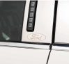 Ford Oval Etched Pillar Post Trim - Stainless
