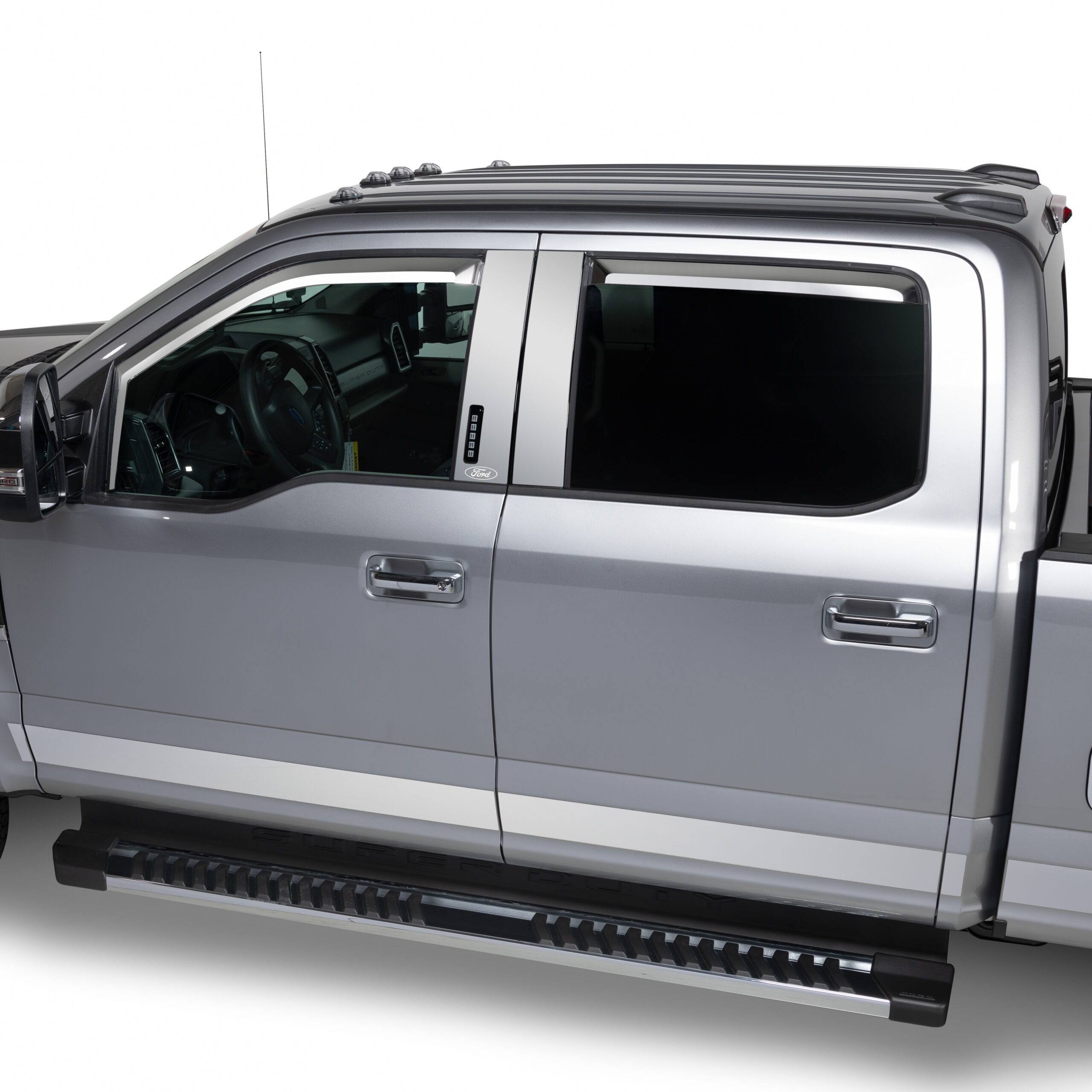 9751471 - 21-23 Ford F150 Putco Stainless Steel Rocker Panels Kit SuperCab  6'7" Bed