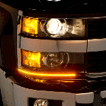 Putco LED Switchback Dayliner Headlight Trim