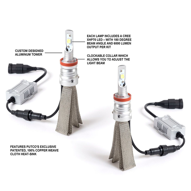 Putco Silver-Lux LED Replacement Light Bulbs