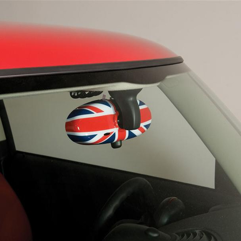 YaaGoo Interior Rear View Mirror Cover Stick for Mini Cooper 2004-2013,Union Jack 